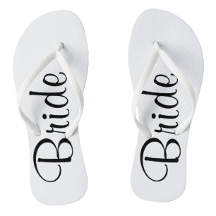 Wedding Day Bride Flip Flops