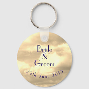 Wedding Day Commemorative Key Ring