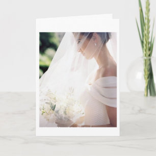 WEDDING DAY CONGRATULATIONS-BEAUTIFUL BRIDE CARD