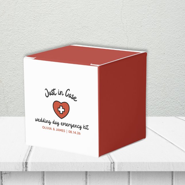 Wedding Day Emergency Survival Kit Bridal Party Favour Box (Bridal Must-Have: Keep calm & stylish with our fun and practical wedding day kit!)