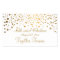 Wedding Day Gold Dots | Personalise