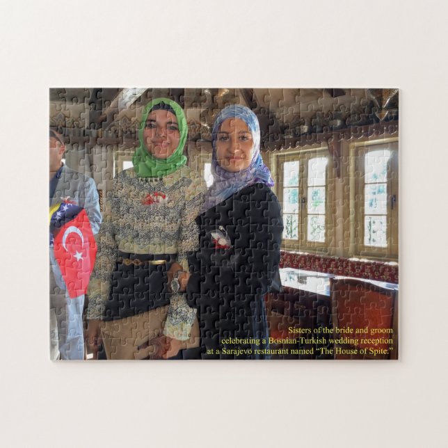 Wedding Day in Sarajevo Bosnia Jigsaw Puzzle (Horizontal)