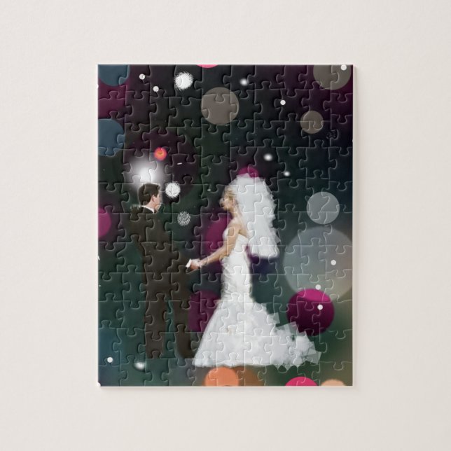Wedding day jigsaw puzzle (Vertical)