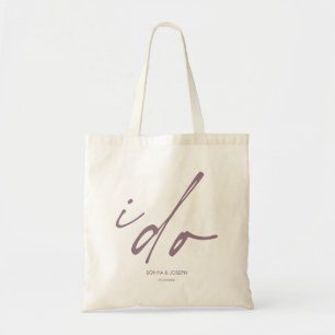 Wedding Day Minimal Simple  Tote Bag