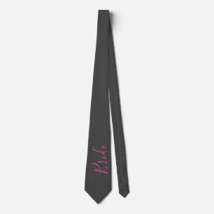 Wedding Day Neck Tie - Bride