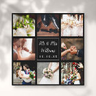Wedding Day Photo Collage Personalised