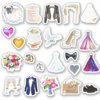 Wedding Day Stickers