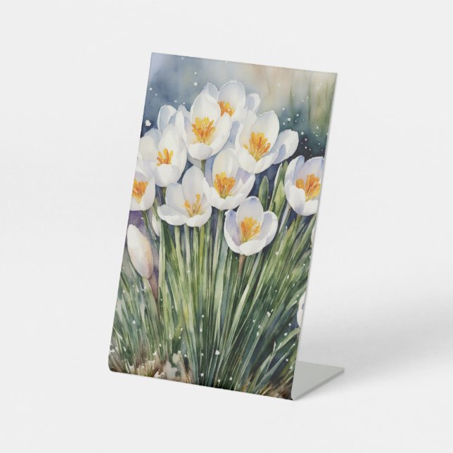 wedding decorate paltic pedestal sign (Front)