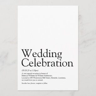 Wedding Definition Invitation