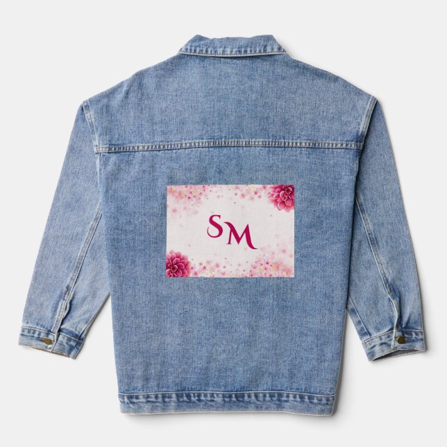 Wedding Denim Jackets  TrendUp Personalised  (Back)