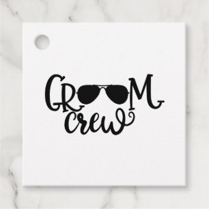 Wedding Design Groom Crew Favour Tags
