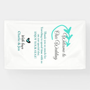 Wedding Destination celebration welcome travel Banner