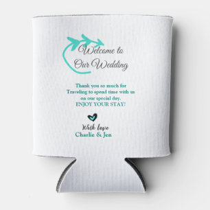 Wedding Destination celebration welcome travel Can Cooler