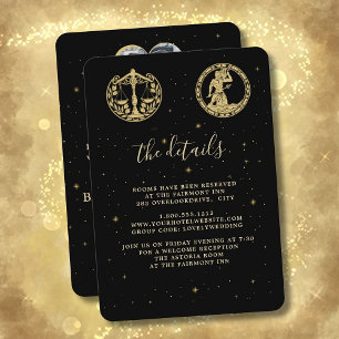 Wedding Details Photo QR Code  Enclosure Card