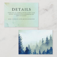 Wedding Details Small Enclosure Card