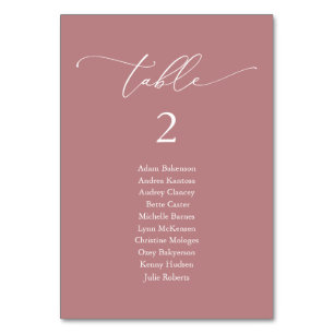 Wedding Dinner, Modern Guest Seating Chart Table Number