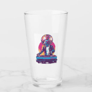 Wedding DJ Skull � Funny Formal Party Skeleton Glass