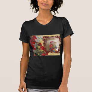 Wedding Doll Portrait Graphic Art Print T-Shirt