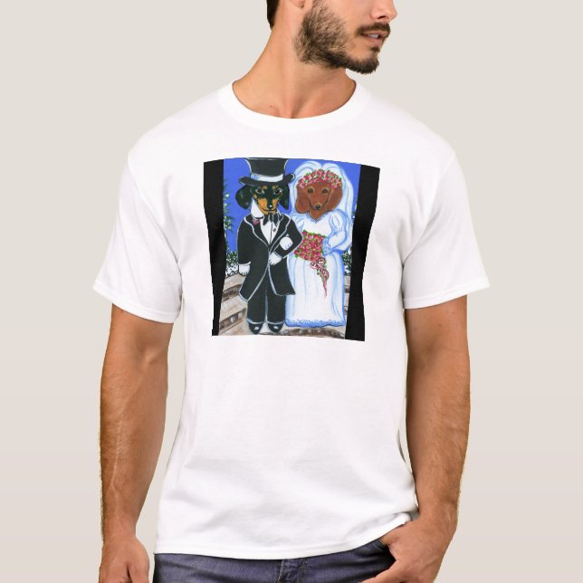 Wedding Doxies T-Shirt (Front)