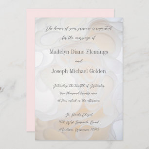 Wedding dress background - Wedding invitation