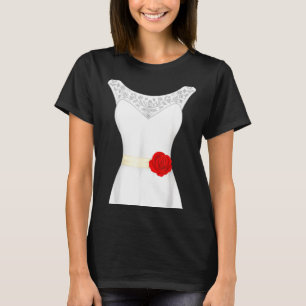 Wedding Dress Bridal Shower Bachelorette Gift T-Shirt