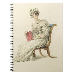 Wedding dress, fashion plate from Ackermann's Repo Notebook