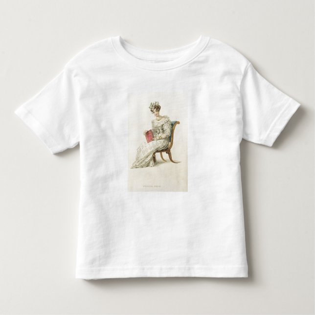 Wedding dress, fashion plate from Ackermann's Repo Toddler T-Shirt (Front)