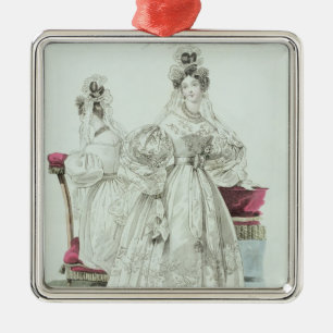 Wedding dress, 'Le Follet Courrier Salons Metal Ornament