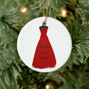 Wedding Dress Mother of the Bride Ornament