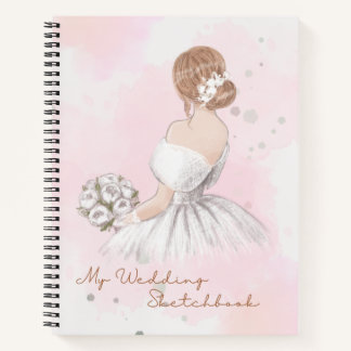 Wedding Dress Sketchbook Notebook