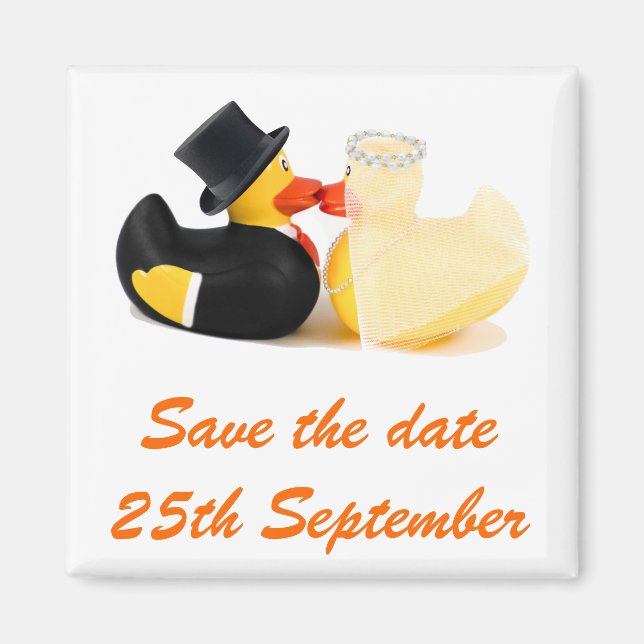 Wedding ducks 2  ... Magnet (Front)