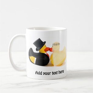 Wedding ducks 3 coffee mug