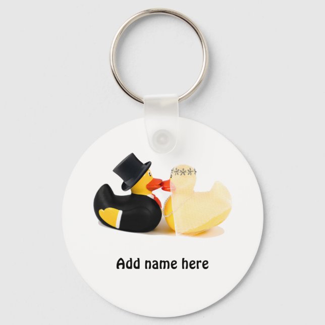 Wedding ducks 3 key ring (Front)