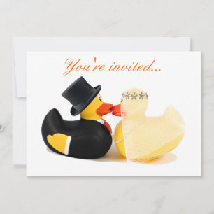 Wedding ducks 3 - Wedding Invitation