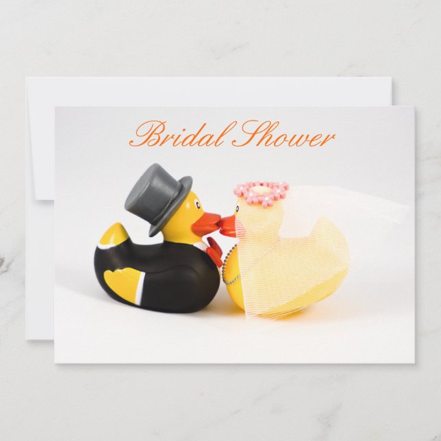 Wedding ducks - Bridal Shower Invitation (Front)