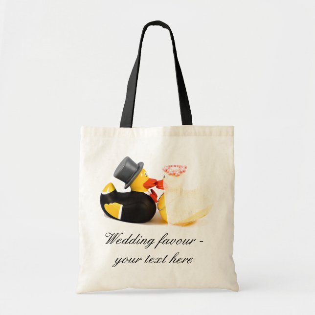 Wedding ducks ... favour bag (Front)