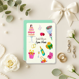 Wedding Elements Bridal Shower Invitation