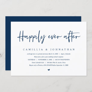 Wedding Elopement, Happily Ever after Party Invita Invitation