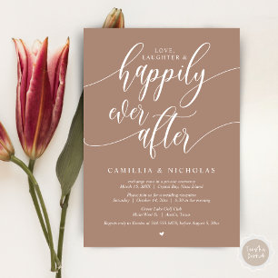 Wedding Elopement, Happily Ever After Party Invita Invitation
