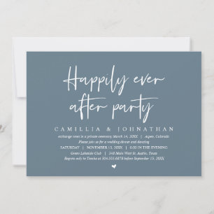 Wedding Elopement, Happily Ever After Party Invita Invitation