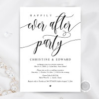 Wedding Elopement, Happily Ever After Party 