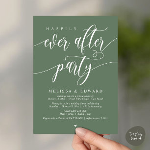 Wedding Elopement, Happily Ever After Party Invitation
