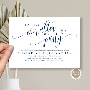 Wedding Elopement, Happily Ever After Party  Invitation
