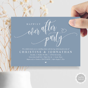 Wedding Elopement, Happily Ever After Party  Invitation