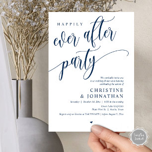 Wedding Elopement, Happily Ever After Party Invitation