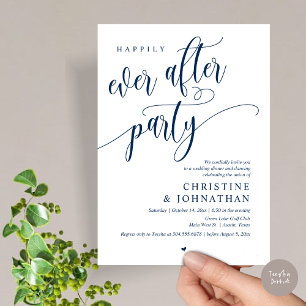 Wedding Elopement, Happily Ever After Party  Invitation