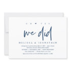 Wedding Elopement, oh yes we did, Party