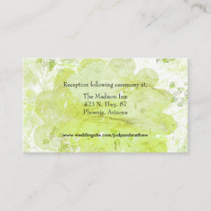 Wedding enclosure cards