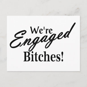 Wedding Engagement Announcement Postcard