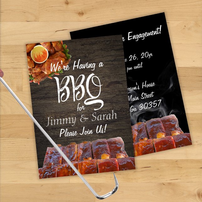 Wedding Engagement BBQ Invite (Creator Uploaded)
